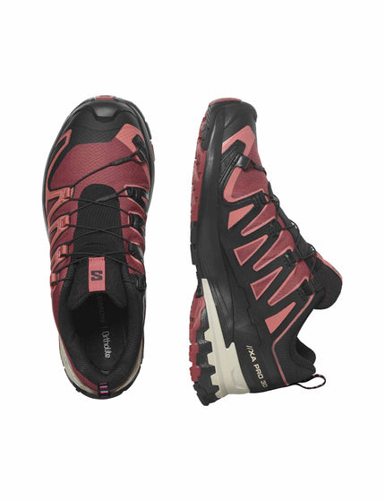 Salomon XA Pro 3D V9 Gore-Tex - Cow Hide/Black/Faded Roseimage6- The Sports Edit