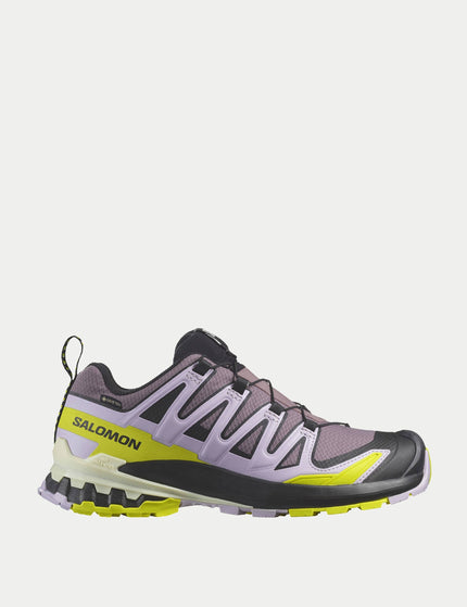 Salomon XA Pro 3D V9 Gore-Tex - Moonscape/Orchid Petal/Sulphur Springimage1- The Sports Edit