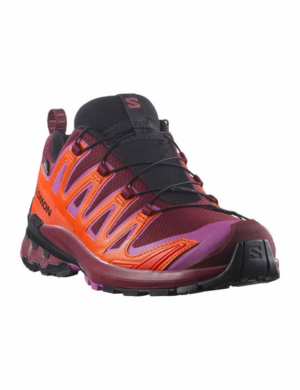 Salomon XA Pro 3D V9 Gore-Tex - Tawny Port/Red Orange/Willowherbimage2- The Sports Edit