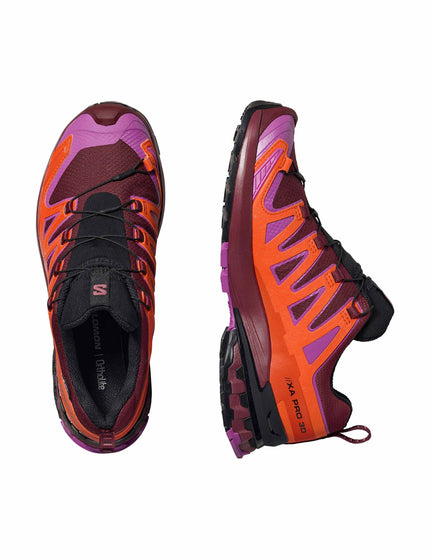 Salomon XA Pro 3D V9 Gore-Tex - Tawny Port/Red Orange/Willowherbimage5- The Sports Edit