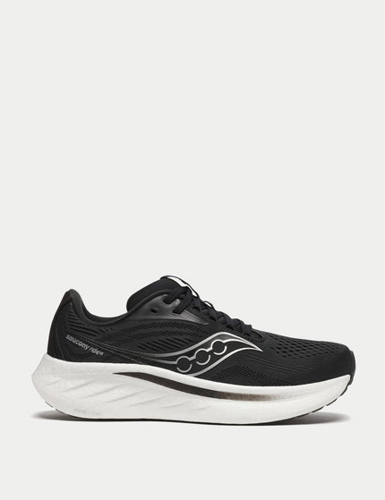 Saucony Ride 18 - Black/Whiteimage1- The Sports Edit