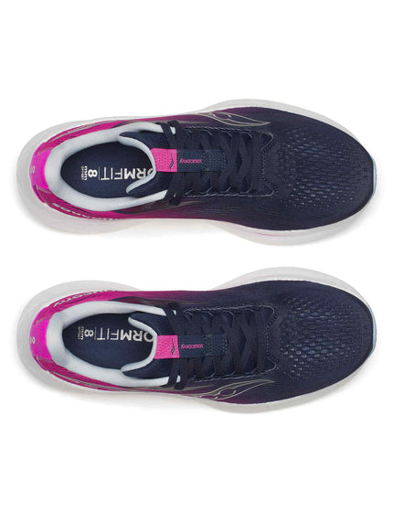 Saucony Ride 18 - Navy/Fuchsiaimage6- The Sports Edit