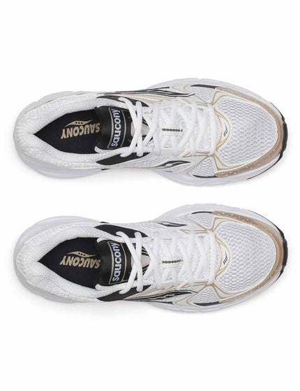 Saucony Ride Millennium - White/Gold/Blackimage4- The Sports Edit