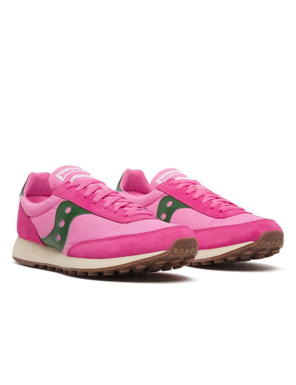 Saucony Trainer 80 - Pink/Forestimage3- The Sports Edit