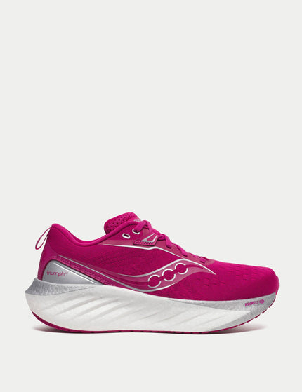 Saucony Triumph 22 - Magentaimage1- The Sports Edit