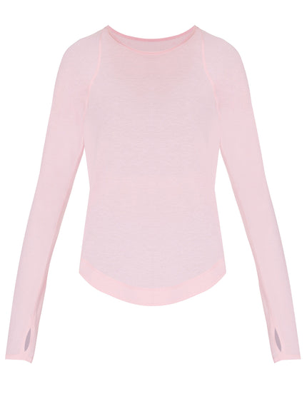 Sweaty Betty Breathe Easy Running Long Sleeve Top - Nerine Pinkimage6- The Sports Edit