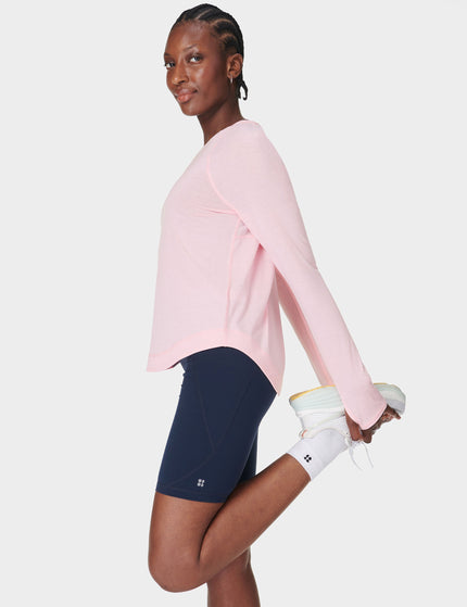 Sweaty Betty Breathe Easy Running Long Sleeve Top - Nerine Pinkimage3- The Sports Edit