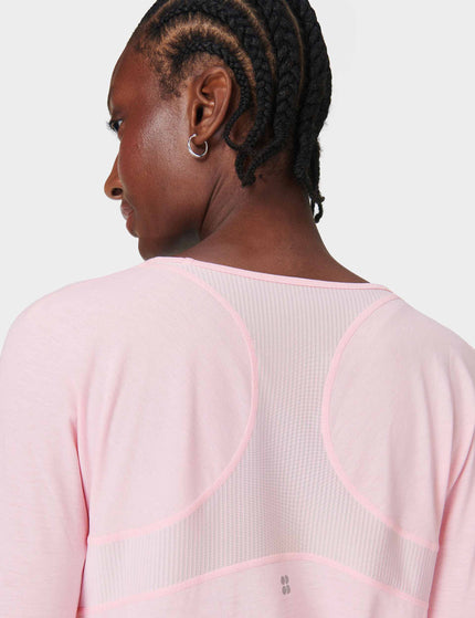 Sweaty Betty Breathe Easy Running Long Sleeve Top - Nerine Pinkimage4- The Sports Edit