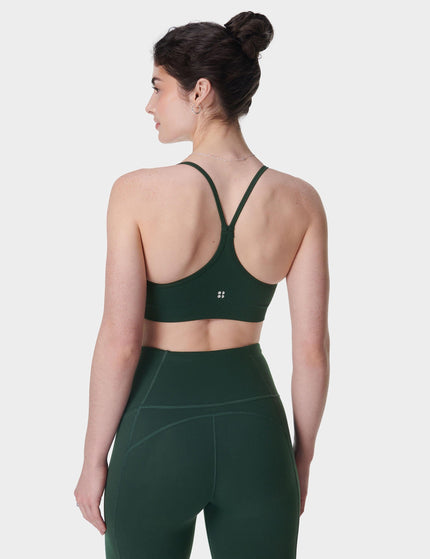 Sweaty Betty Spirit Restored Yoga Bra - Cedar Greenimage2- The Sports Edit