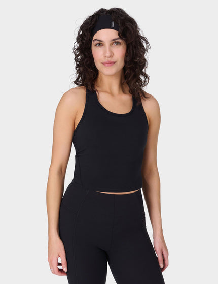 Sweaty Betty Power Medium Impact Crop Gym Tank - Blackimage1- The Sports Edit