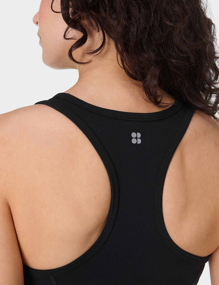 Sweaty Betty Power Medium Impact Crop Gym Tank - Blackimage4- The Sports Edit