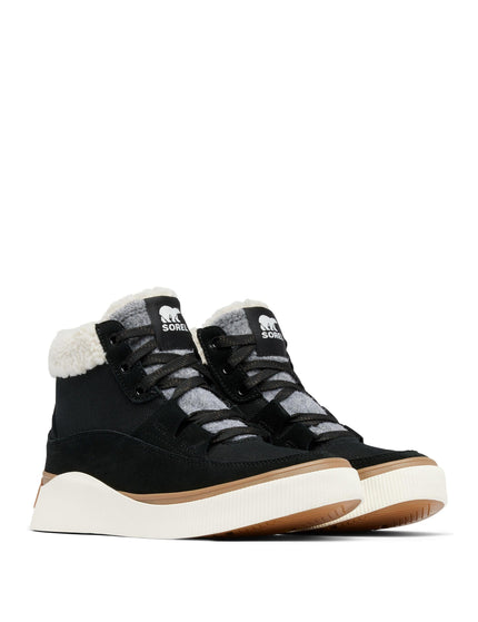 Sorel Out N About IV Waterproof Mid Sneakers - Black/Sea Saltimage2- The Sports Edit