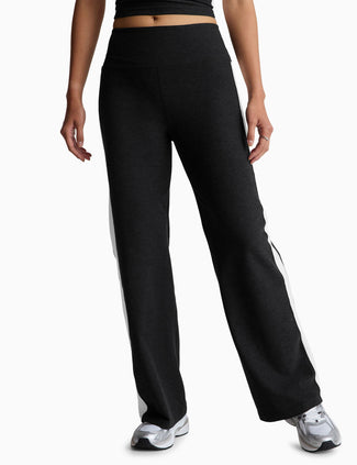 Spacedye Line Up Wide Leg Pant - Darkest Night/Cloud White