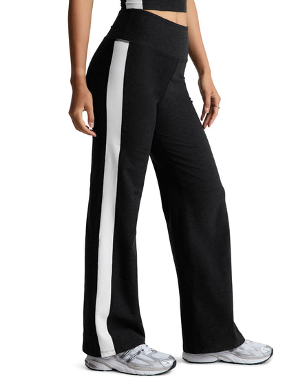 Beyond Yoga Spacedye Line Up Wide Leg Pant - Darkest Night/Cloud Whiteimage3- The Sports Edit