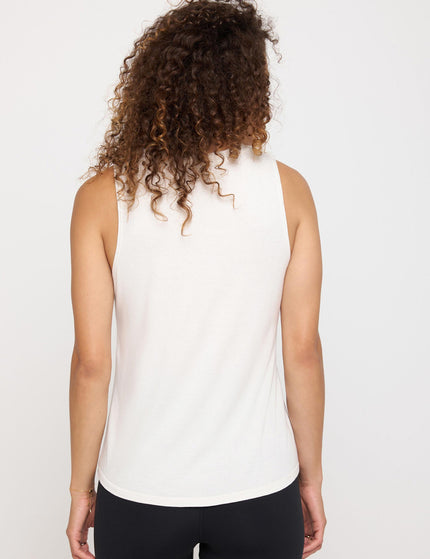 Spiritual Gangster Abundance Jade Muscle Tank - Whiteimage2- The Sports Edit