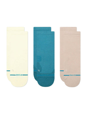 Light Quarter Sock 3 Pack - Butter