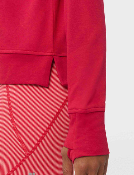 Sweaty Betty After Class Crop Sweatshirt - Crimson Redimages4- The Sports Edit