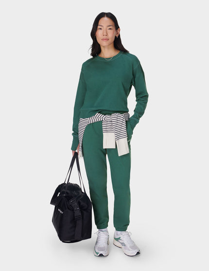 Sweaty Betty After Class Crop Sweatshirt - Glade Greenimage6- The Sports Edit