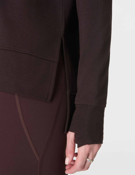 Sweaty Betty After Class Longline Sweatshirt - Sable Brownimages3- The Sports Edit