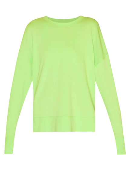 Sweaty Betty After Class Longline Sweatshirt - Zest Greenimage8- The Sports Edit