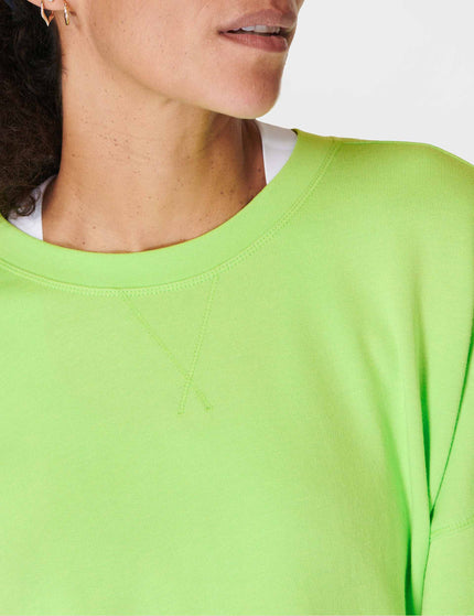 Sweaty Betty After Class Longline Sweatshirt - Zest Greenimage3- The Sports Edit