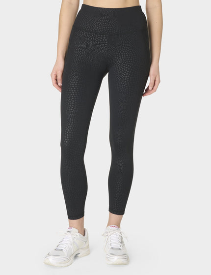 Sweaty Betty All Day 7/8 Leggings - Black Reptile Emboss Printimages1- The Sports Edit