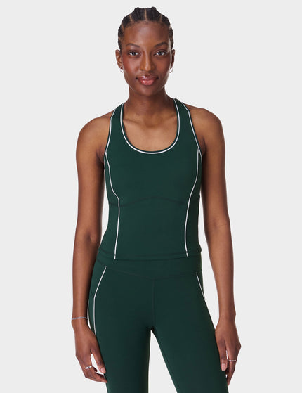 Sweaty Betty All Day Active Cropped Tank - Cedar Greenimage1- The Sports Edit