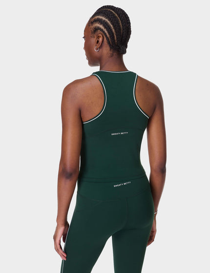 Sweaty Betty All Day Active Cropped Tank - Cedar Greenimage2- The Sports Edit