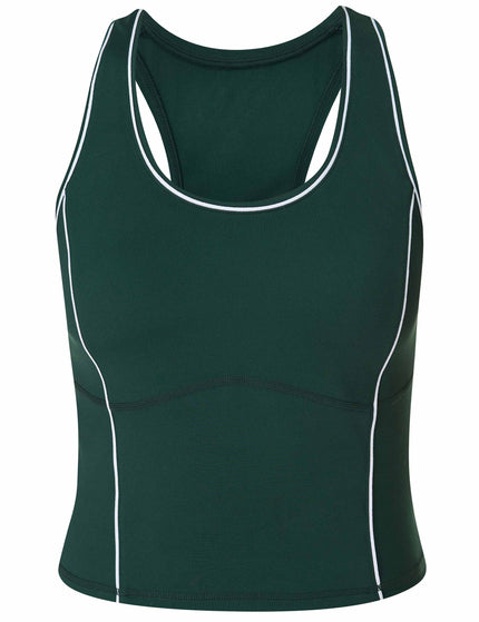 Sweaty Betty All Day Active Cropped Tank - Cedar Greenimage6- The Sports Edit