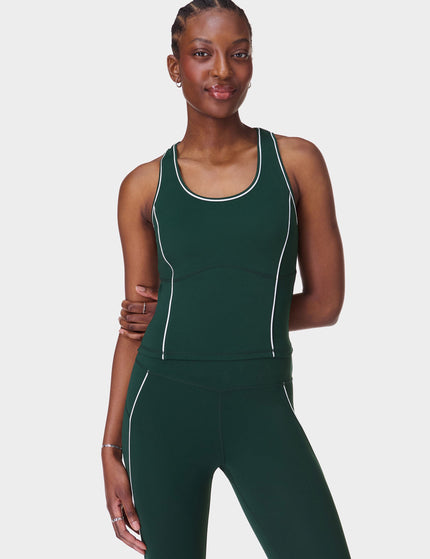 Sweaty Betty All Day Active Cropped Tank - Cedar Greenimage5- The Sports Edit