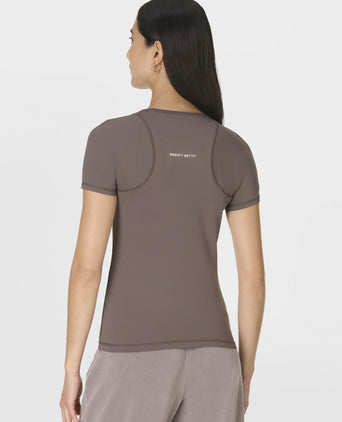 All Day T-Shirt - Taupe Brown