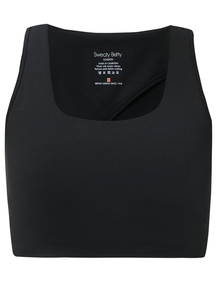 Sweaty Betty All Day Wrap Longline Bra - Blackimages6- The Sports Edit