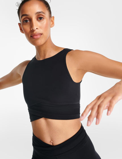 Sweaty Betty All Day Wrap Waist Tank - Blackimage3- The Sports Edit