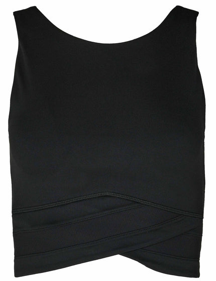 Sweaty Betty All Day Wrap Waist Tank - Blackimage8- The Sports Edit