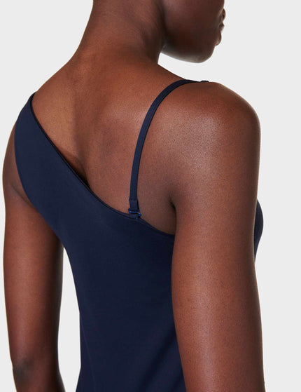 Sweaty Betty All Round Asymmetric Dress - Navy Blueimage4- The Sports Edit