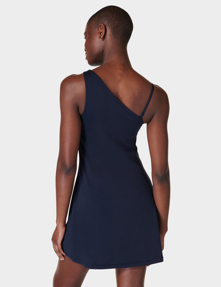 Sweaty Betty All Round Asymmetric Dress - Navy Blueimage2- The Sports Edit