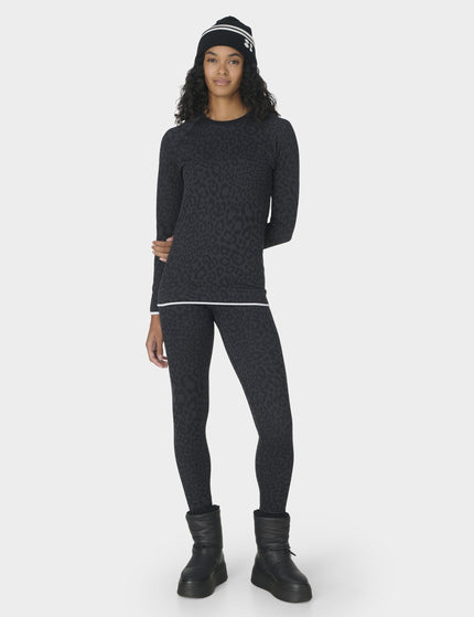 Sweaty Betty Animal Base Layer Legging - Grey Leo Jacquardimages5- The Sports Edit