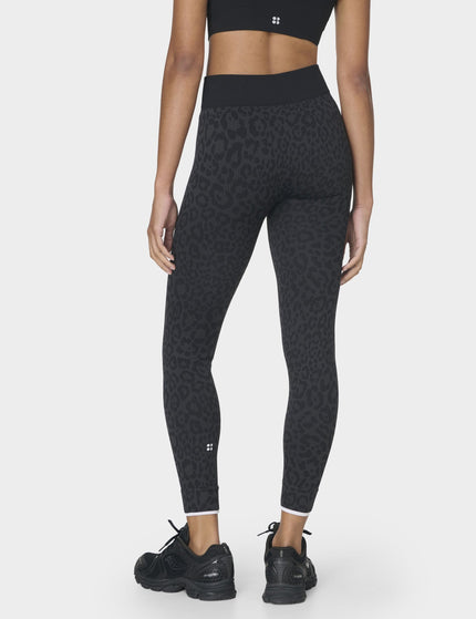 Sweaty Betty Animal Base Layer Legging - Grey Leo Jacquardimages2- The Sports Edit