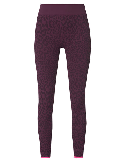 Sweaty Betty Animal Base Layer Legging - Purple Leo Jacquardimages8- The Sports Edit