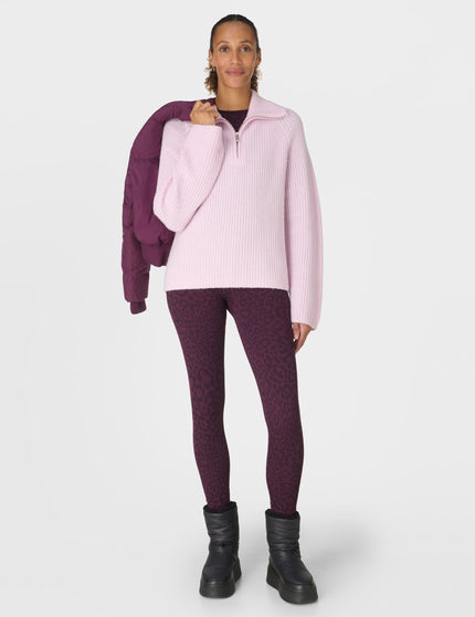 Sweaty Betty Animal Base Layer Legging - Purple Leo Jacquardimages6- The Sports Edit