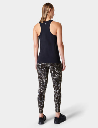 Athlete Seamless Gym Vest - Black