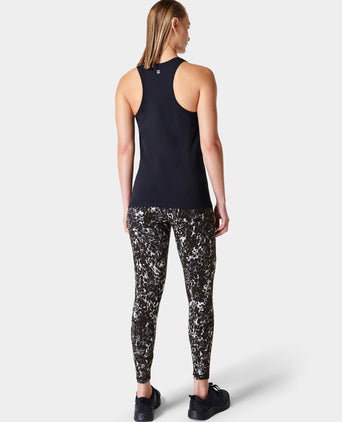 Athlete Seamless Gym Vest - Black