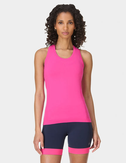 Sweaty Betty Athlete Seamless Gym Vest - Fuchsia Pinkimage1- The Sports Edit