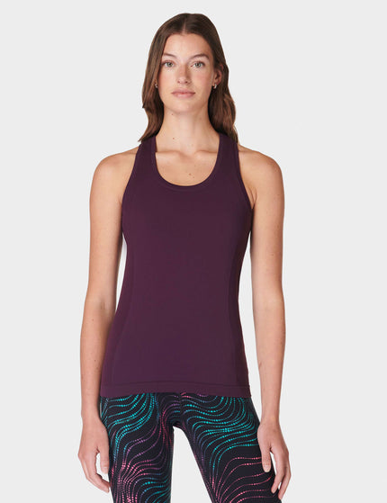 Sweaty Betty Athlete Seamless Gym Vest - Midnight Cherry Purpleimage1- The Sports Edit