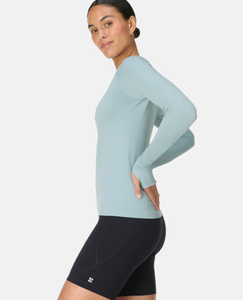 Athlete Seamless Workout Long Sleeve Top - Vapour Blue