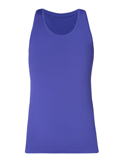 Sweaty Betty Athlete Seamless Workout Vest - Rich Blueimage6- The Sports Edit