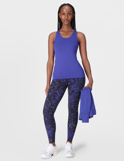 Sweaty Betty Athlete Seamless Workout Vest - Rich Blueimage5- The Sports Edit