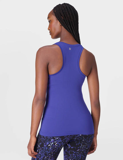 Sweaty Betty Athlete Seamless Workout Vest - Rich Blueimage2- The Sports Edit