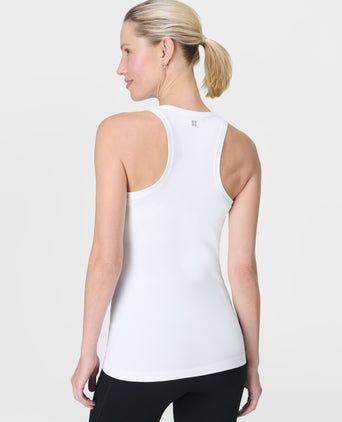 Athlete Seamless Workout Vest - White