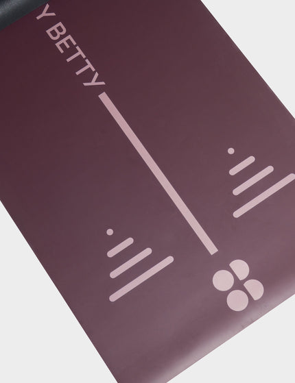 Sweaty Betty Balance Yoga Mat - Midnight Cherry Purpleimage3- The Sports Edit